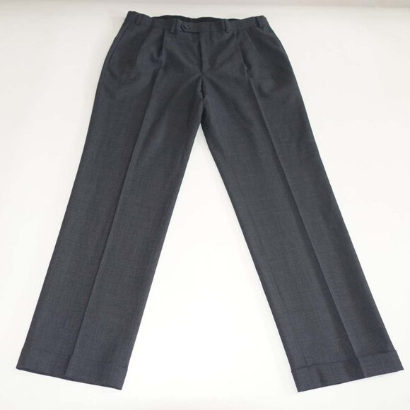 Lauren Ralph Lauren Men's Total Comfort Dress Pants 36 x 32 Charcoal Gray Slacks - Picture 1 of 5